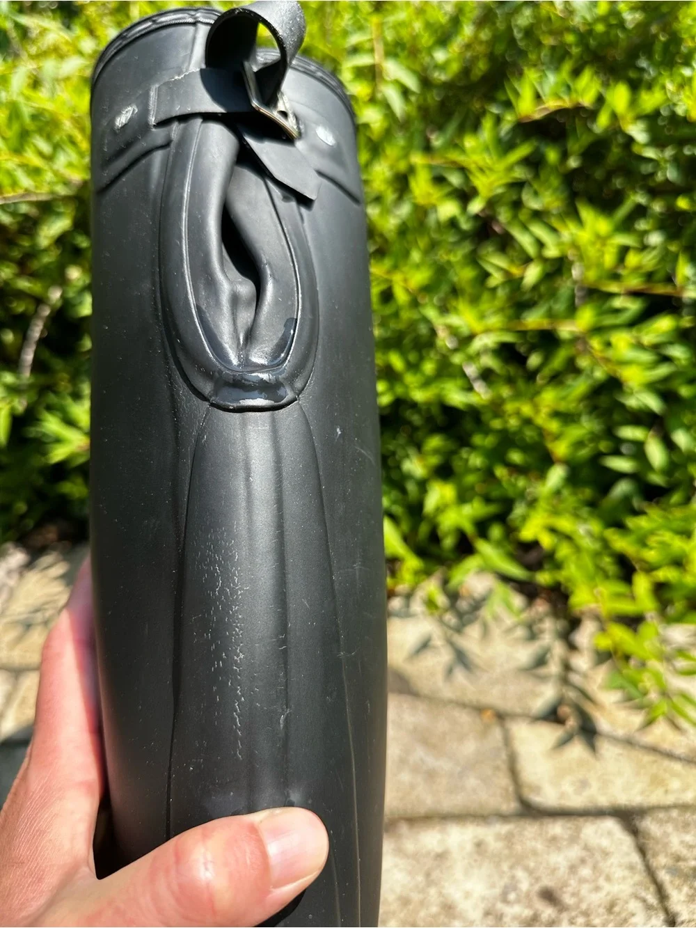 Hunter Black Tall Waterproof Rain Boots - Picture 6 of 6